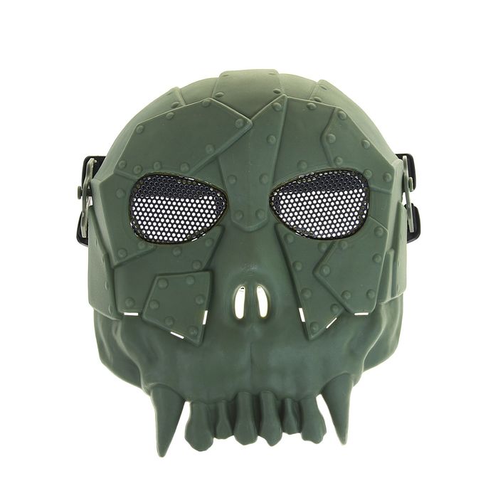 Маска для страйкбола KINGRIN Desert army group mask V1-Round mesh (OD) MA-52-OD