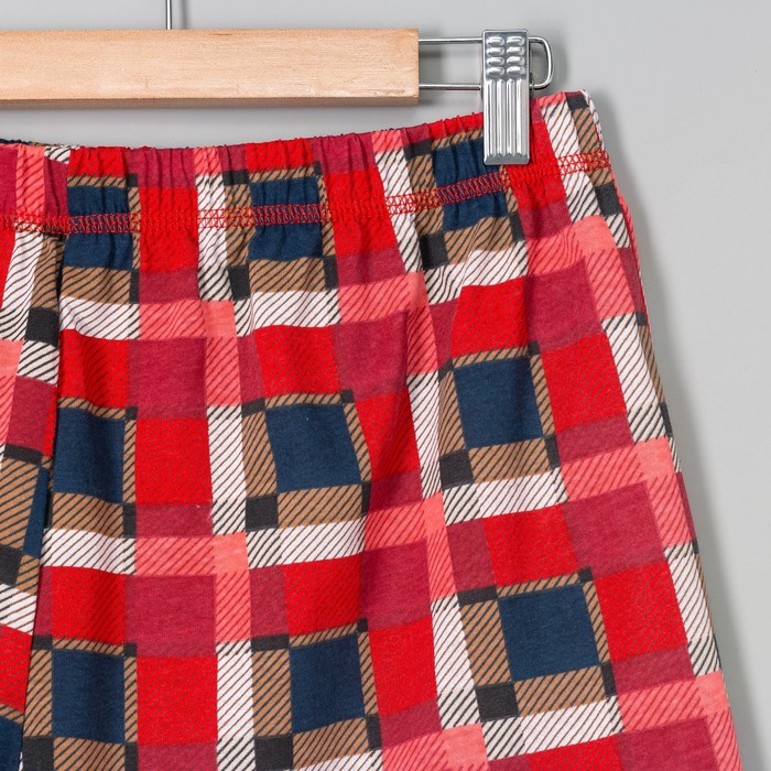 Шорты женские "Клетка", цвет микс, размер 52