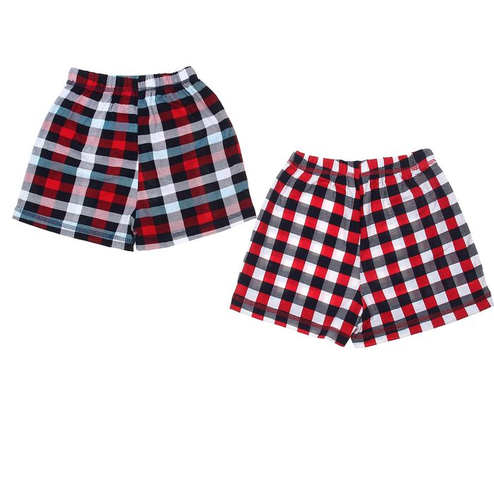 Шорты женские "Клетка", цвет микс, размер 42