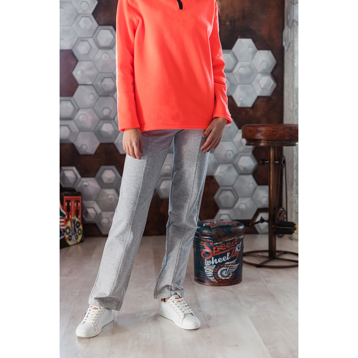 Брюки женские LB 08-011 серый меланж, р-р 40