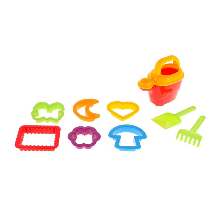 Песочный набор "Джип" для девочек в упаковке-машинке