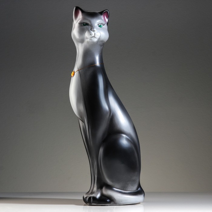 Копилка "Кошка Камилла" большая, глянец, трёхцветная, микс