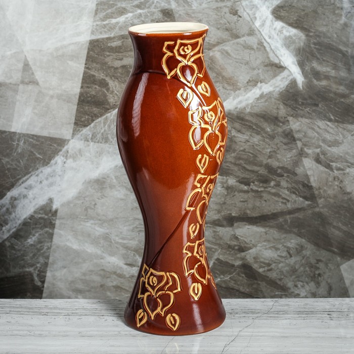 Ваза "Дольче Вэлла" большая, роза, глазурь