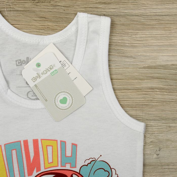 Комплект: майка, трусы Collorista "Чемпион" рост 110-116 см (32), 5-6 лет