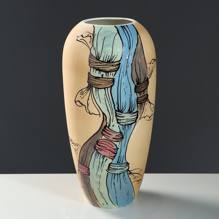 Ваза напольная "Аурика" паутинка, микс