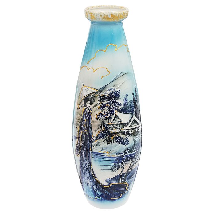 Ваза напольная "Юность" Китай, художественная роспись, микс