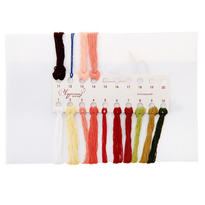 Набор для вышивания крестом «Пионы и бабочки»