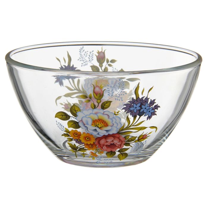 Салатник 250 мл "Букетик", d=13 см