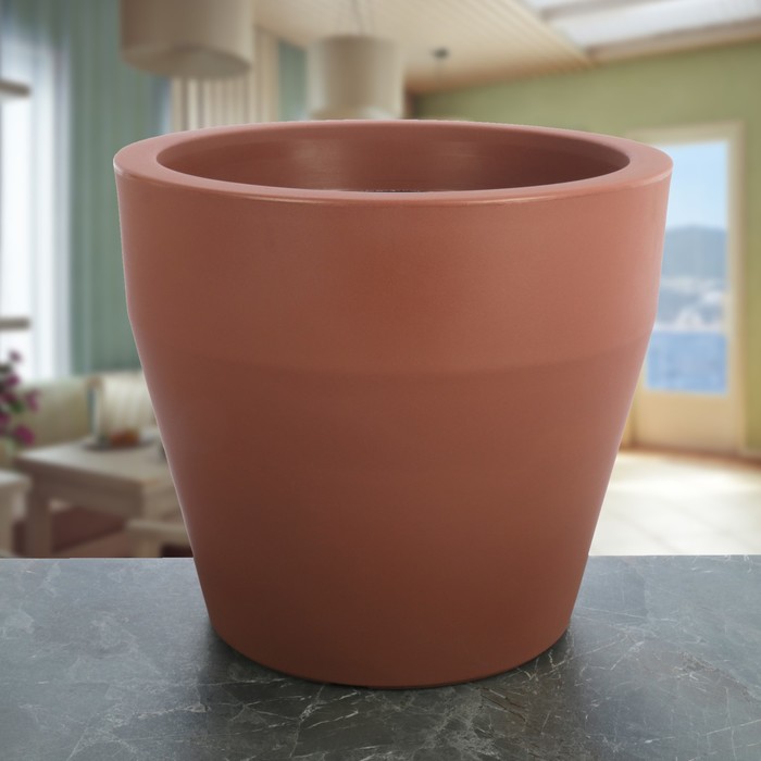 Ваза декоративная 90 л "Чаша", цвет терракот