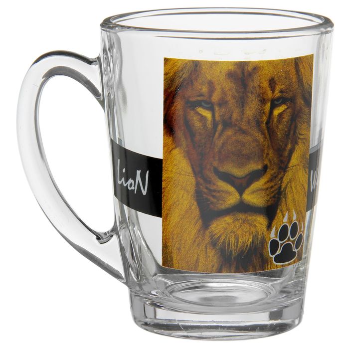 Кружка 300 мл "Дикий мир", рисунок МИКС