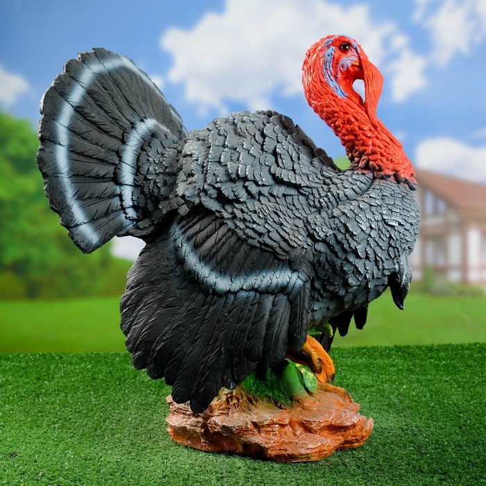 Садовая фигура "Стоящий индюк"