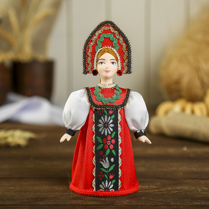 Сувенирная кукла &quot;Лебедушка&quot; в русском нац. костюме