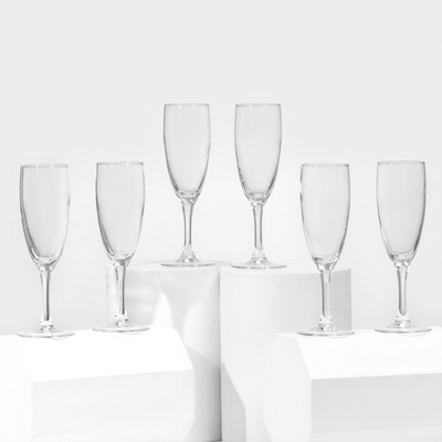 Набор фужеров для шампанского Luminarc «Французский ресторанчик», 170 мл, высота 18,5 см, 6 шт