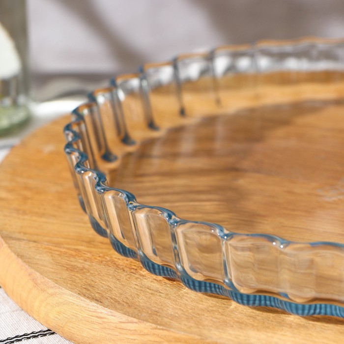 фото Форма круглая для запекания и выпечки из жаропрочного стекла o cuisine, 1,3 л, d=27 см pyrex