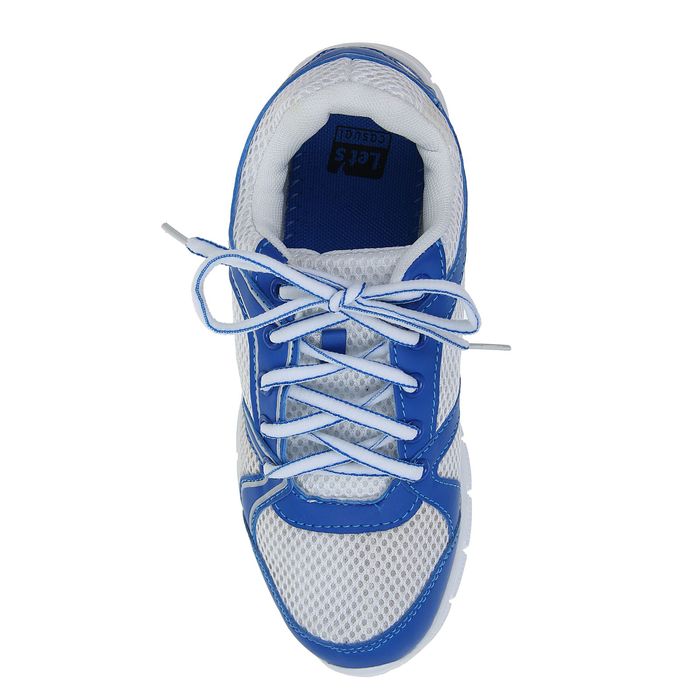 Кроссовки женские, цвет белый/синий, размер 40 (арт. LSW 0026-2-10)