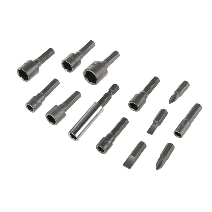 Набор STAYER Profi, биты с магнитным адаптером и торцевыми головками, 13 предметов