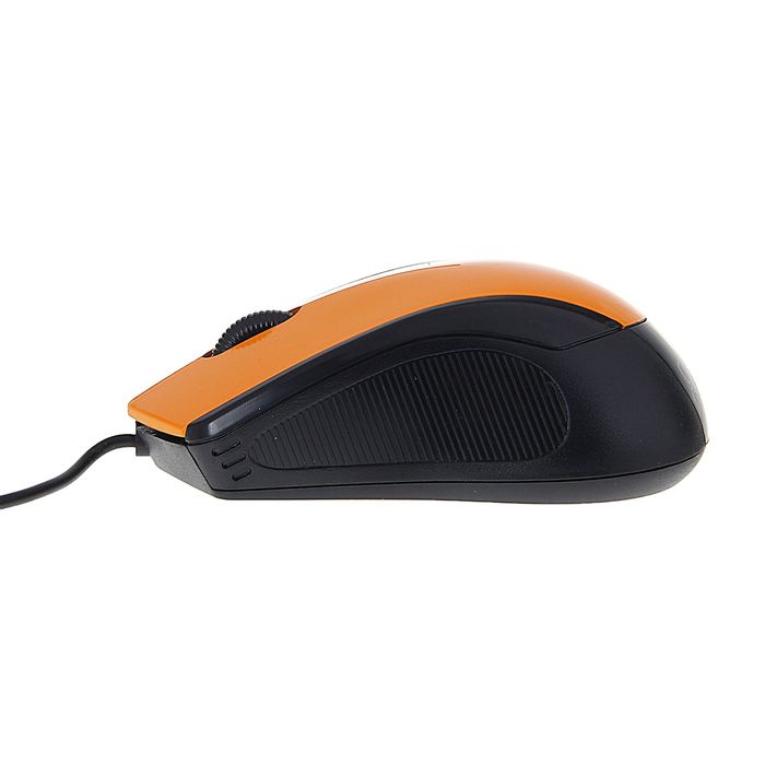 Мышь CBR CM-100 Orange, оптическая, проводная, 1200 dpi, провод 1.3 м, USB