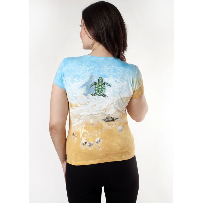 Футболка женская "Черепашки", размер 44 (S) (арт. ФЖВАР-СТ0011)