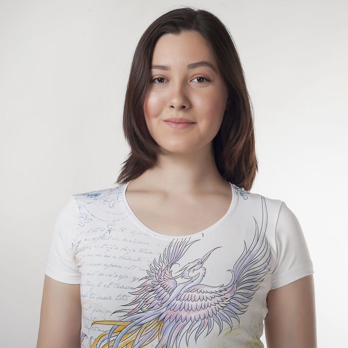 Футболка женская "Жар-птица", размер 48 (L) (арт. ФЖ-СТ0104)