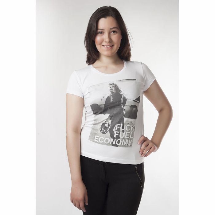 Футболка женская "Экономика", размер 42 (XS) (арт. ФЖ-СТ0070)