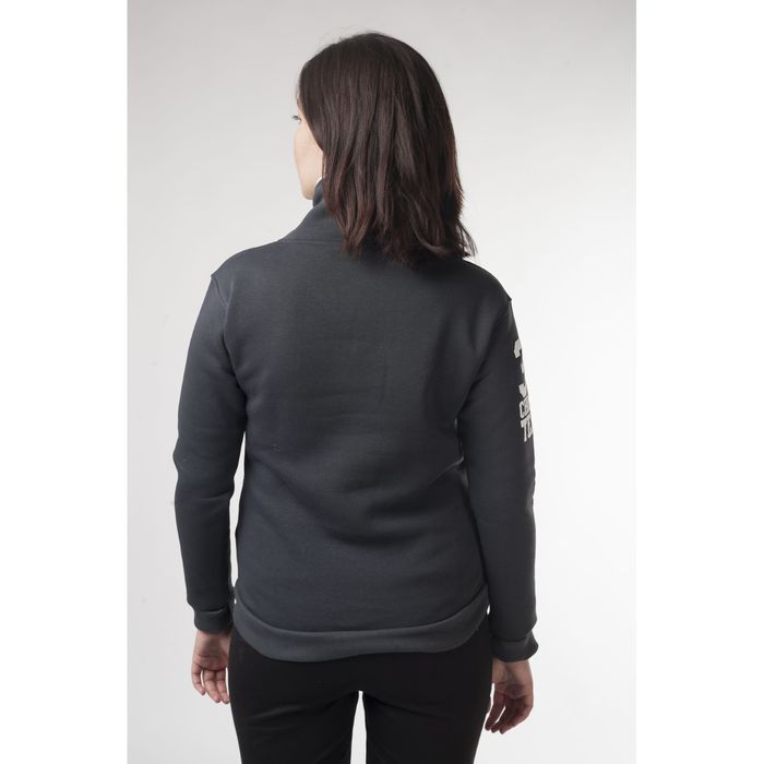 Толстовка женская "Чикаго 32" ТЖБК-СТ0004, цвет тёмно-серый, размер 52 (2XL) (арт. ТЖБК-СТ0004)