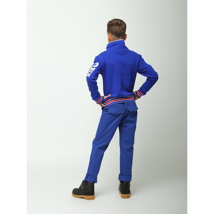 Толстовка для девочки «Чикаго 32», цвет синий, рост 122-134 (7-8 лет)