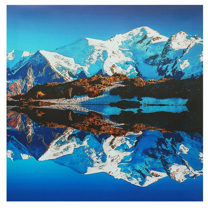 Картина на подрамнике "Горное озеро"