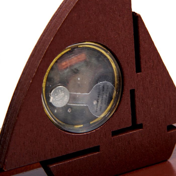 Набор корабль на подставке + часы "Паруса любви"