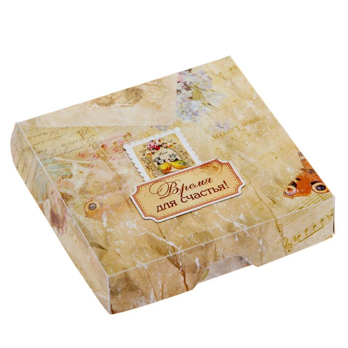 Коробочка для хранения фотографий "Винтаж", 11 х 11 см