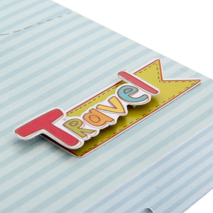 Коробочка для хранения фотографий "Люблю путешествовать", 11 х 11 см