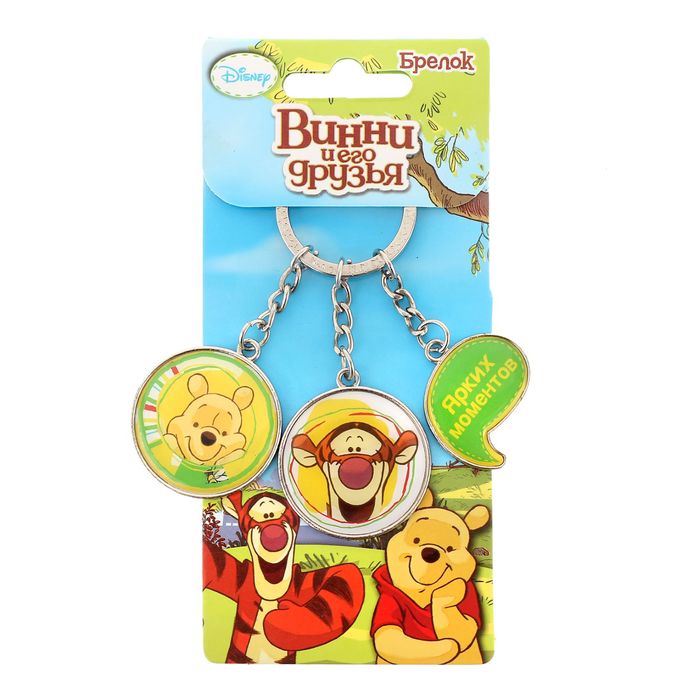 Брелок с подвесками "Ярких моментов", Медвежонок Винни и его друзья