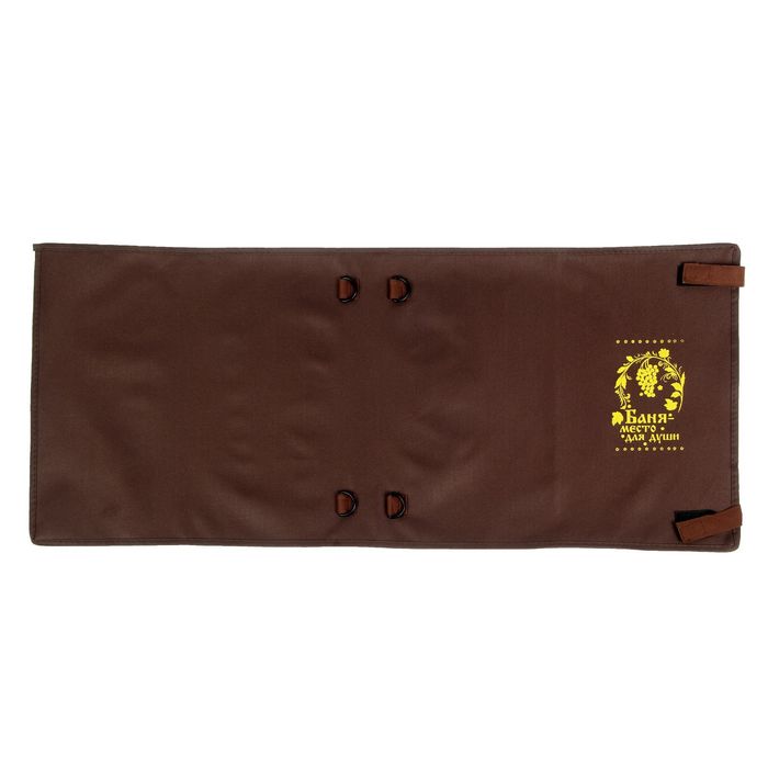 Чехол для веника "Баня - место для души"