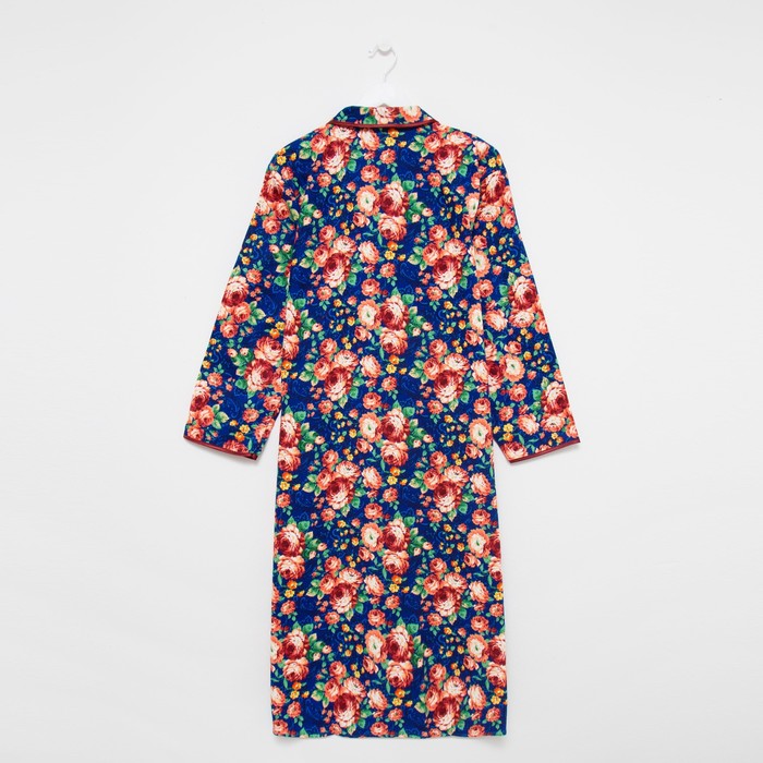 Халат женский на пуговицах Бабушка МИКС, р-р 62 фланель