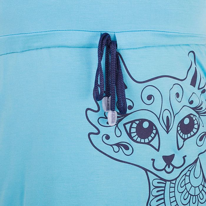 Туника женская Винтажная 238811 бирюза, р-р 48