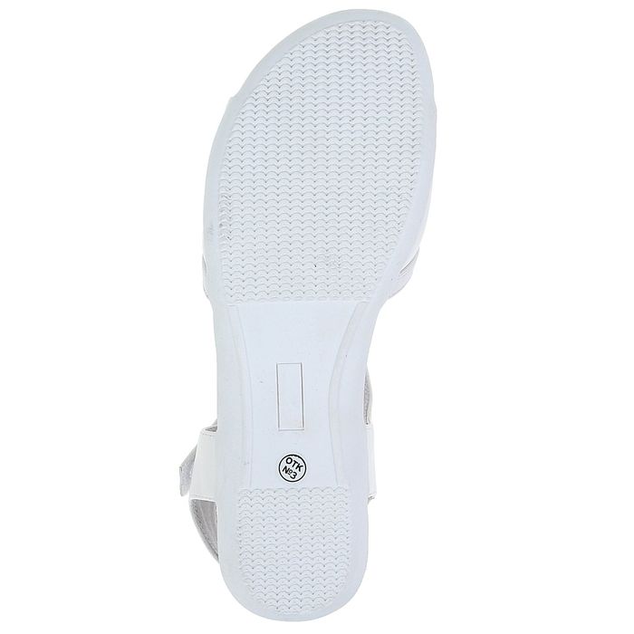 Туфли летние открытые для девочек, цвет белый, размер 36 (арт. С-42530)