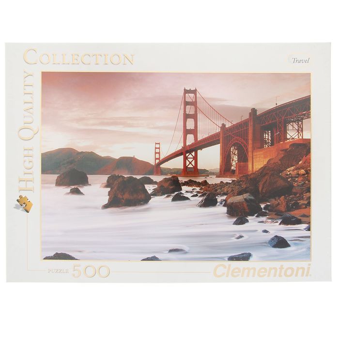 Пазл "Мост "Золотые ворота". Сан-Франциско", 500 элементов