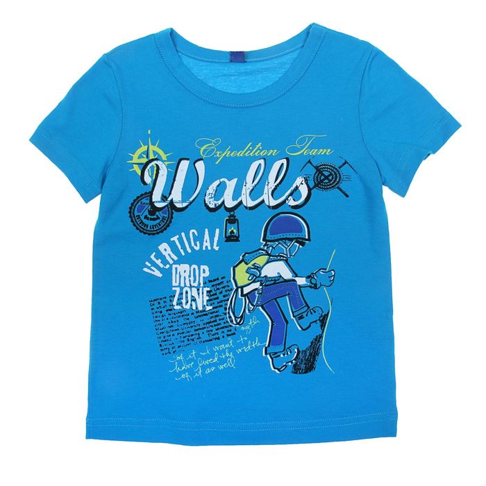 Футболка для мальчика спортивная "Турист", рост 98-104 см (28), цвет бирюзовый