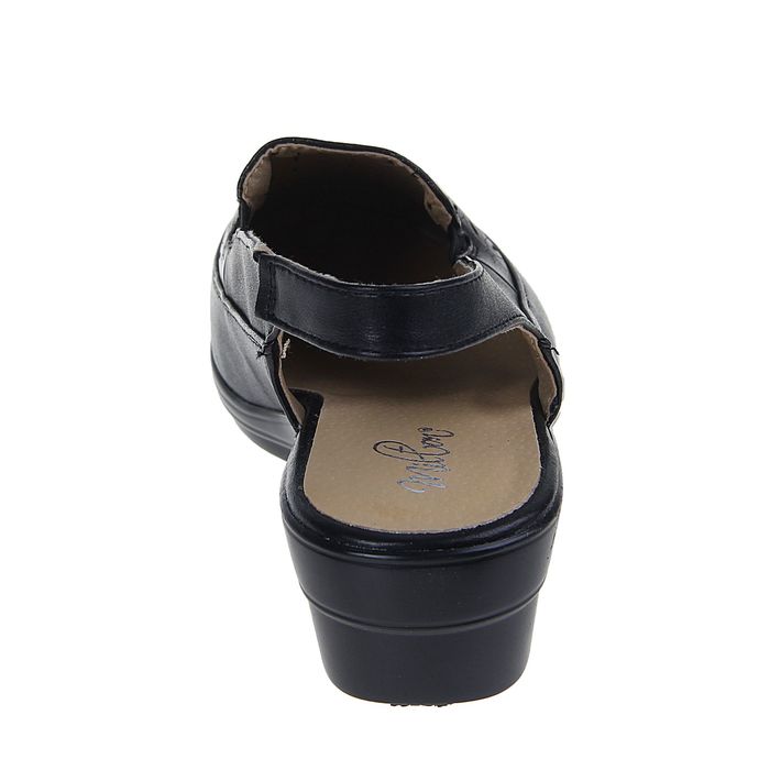 Туфли открытые женские, цвет чёрный, размер 36 (арт. SW-24087)