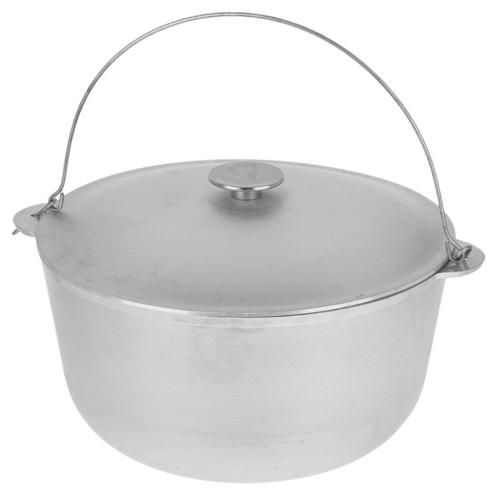 Казан походный 20 л "Туризм", с 2 ручками и крышкой