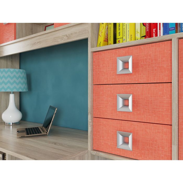 Стол рабочий СИТИ 1200*600*755 Дуб сонома/Коралл