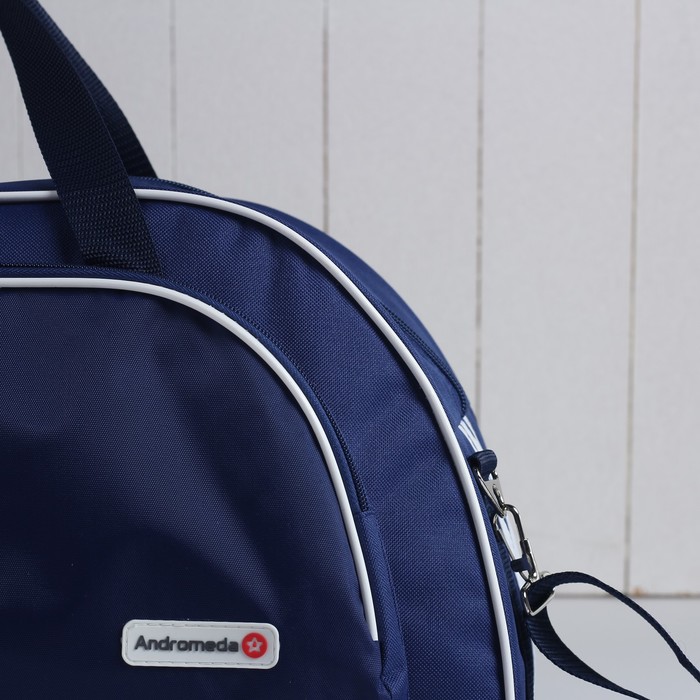 Сумка универсальная на молнии, 1 отдел, 1 наружный карман, синяя