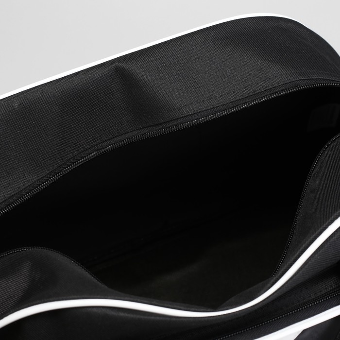 Сумка универсальная на молнии 1 отдел, 1 наружный карман,чёрная