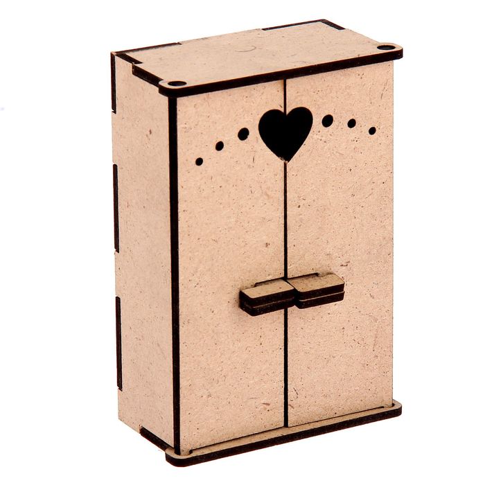 Заготовка для творчества "Шифоньер для кукольного домика"