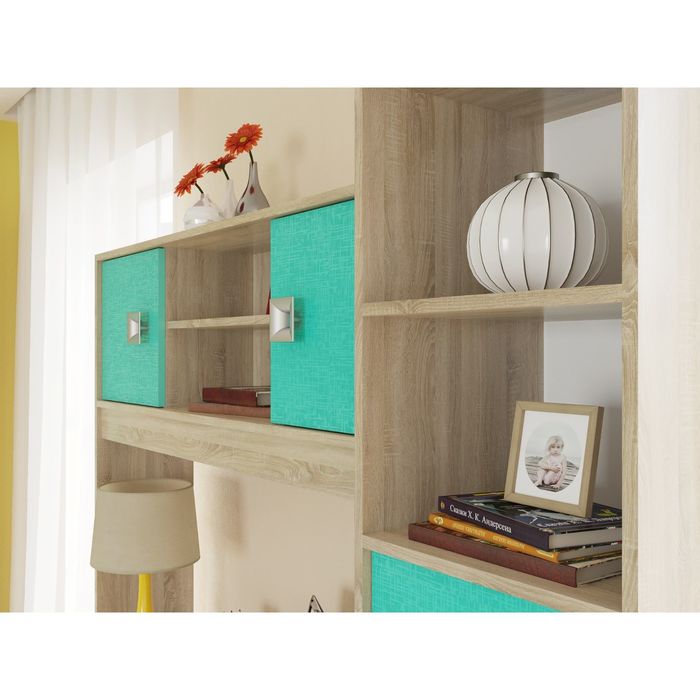 Стол рабочий СИТИ 1200*600*755 Дуб сонома/Аква