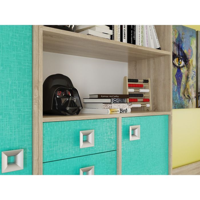 Стол рабочий СИТИ 1200*600*755 Дуб сонома/Аква