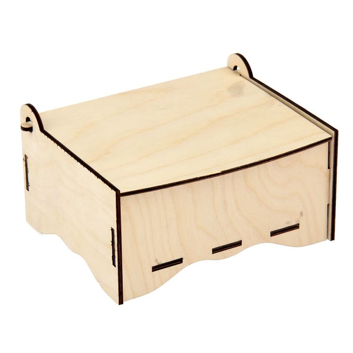 Шкатулка для декора "Простая", набор 6 деталей