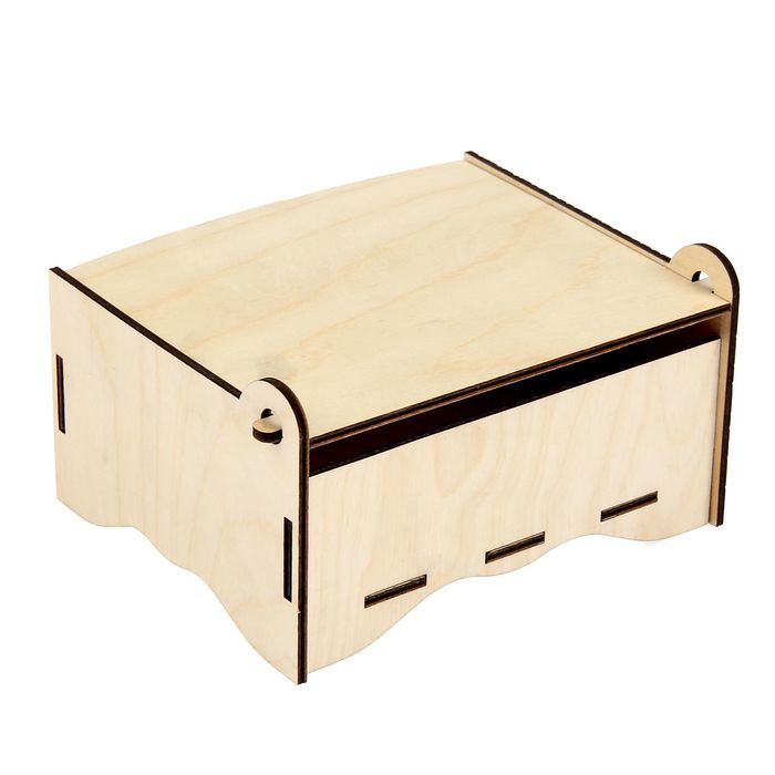 Шкатулка для декора "Простая", набор 6 деталей