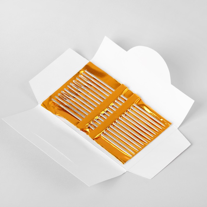 Иглы для переплётных работ и грубых тканей №3,5, 12шт