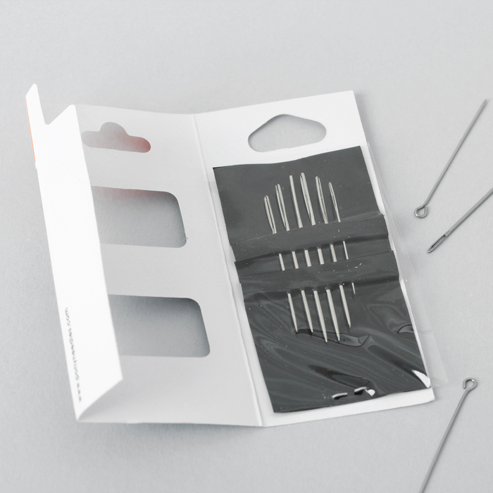 Иглы для синели, глади №18-26, 6шт