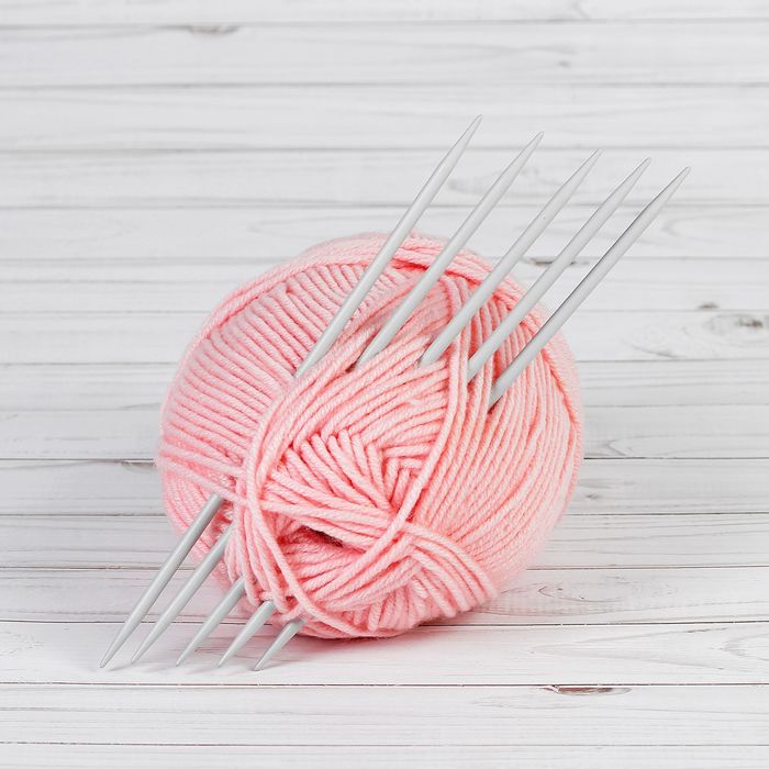 Спицы для вязания чулочные, d=5мм, 23см, 5шт